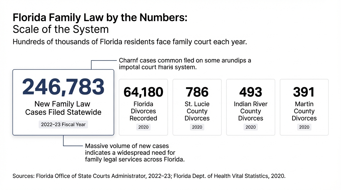Florida Family Law by the Numbers: Scale of the System