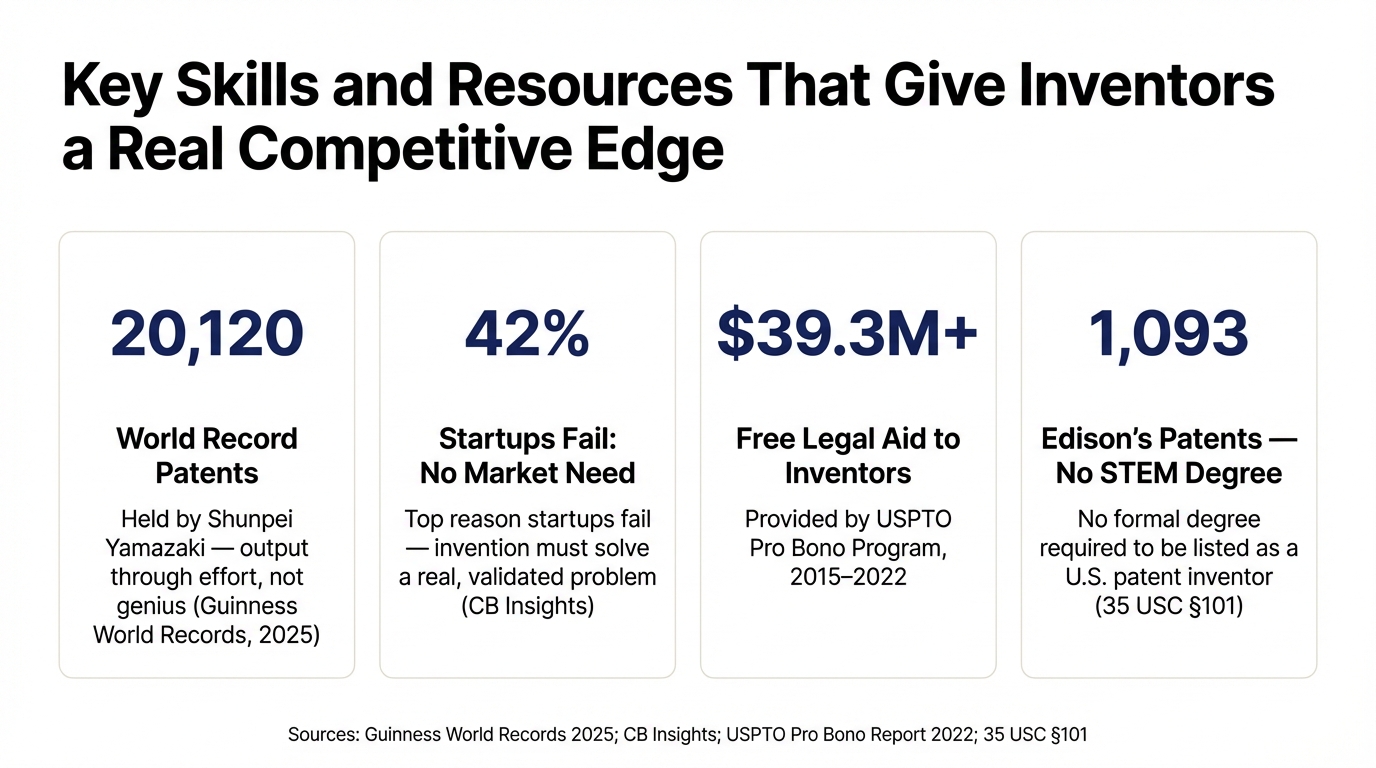 Key Skills and Resources That Give Inventors a Real Competitive Edge