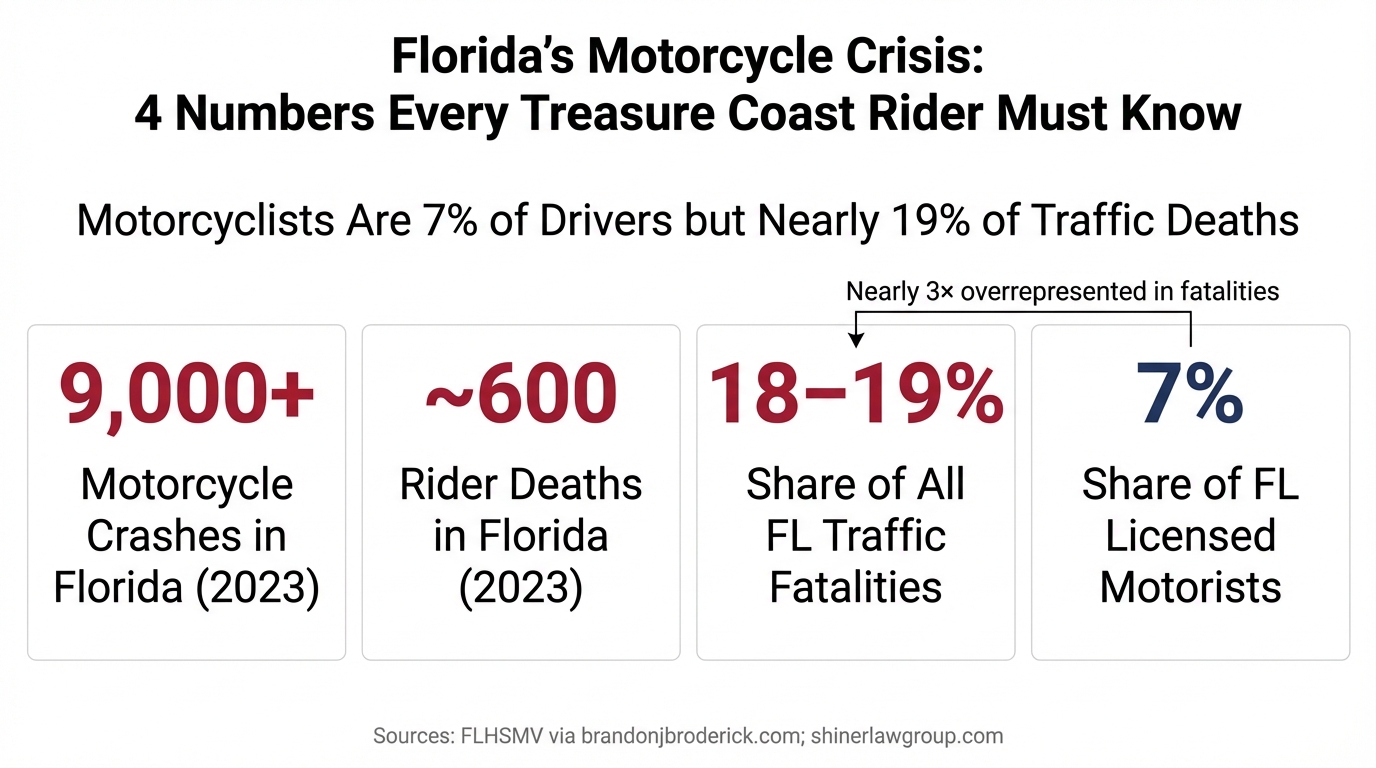 Florida's Motorcycle Crisis: 4 Numbers Every Treasure Coast Rider Must Know