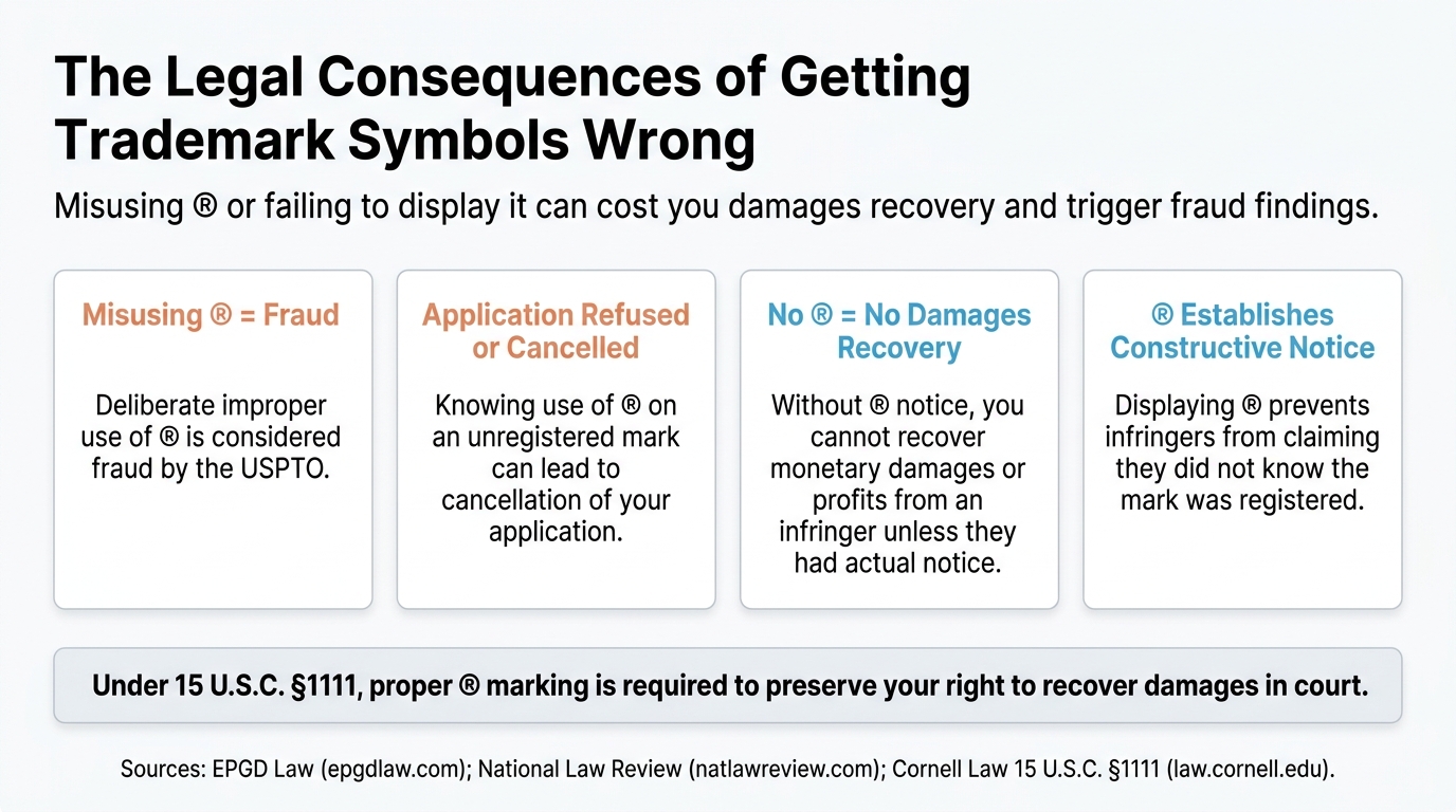The Legal Consequences of Getting Trademark Symbols Wrong